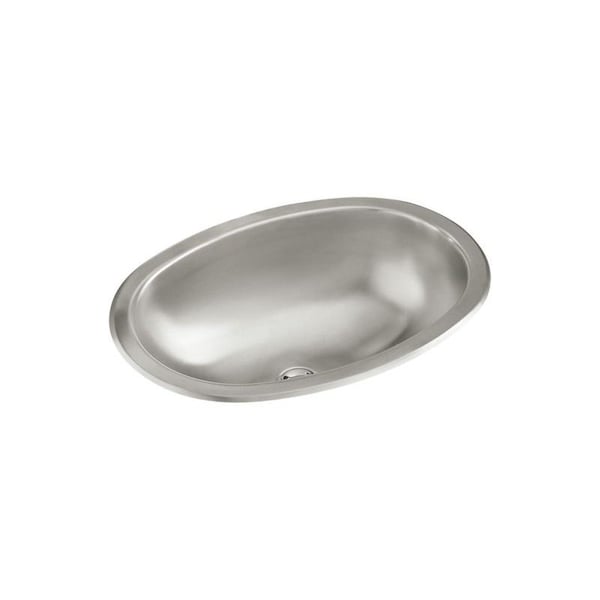 Oval Drop-In/Under-Mount Bathroom/Bar Sink